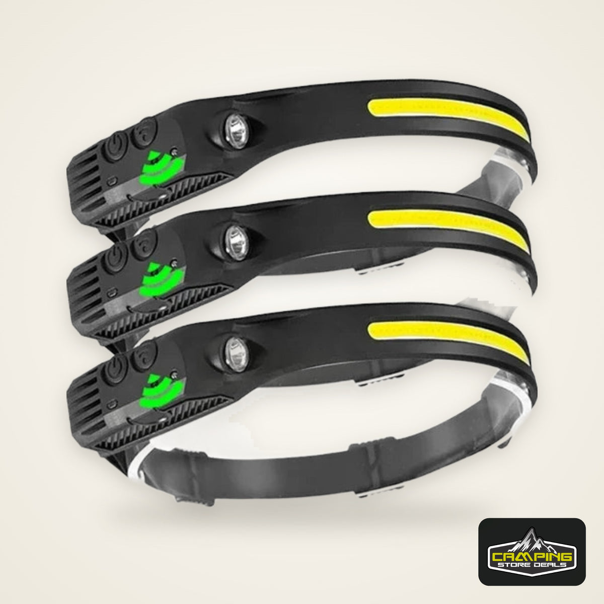 USB Rechargeable LED Sensor Headlamp COB Headlight Head Torch Work Light Waterproof Headlamp for Fishing Camping Lantern