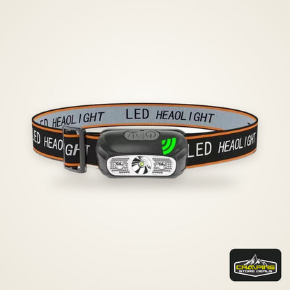 USB Rechargeable LED Sensor Headlamp COB Headlight Head Torch Work Light Waterproof Headlamp for Fishing Camping Lantern