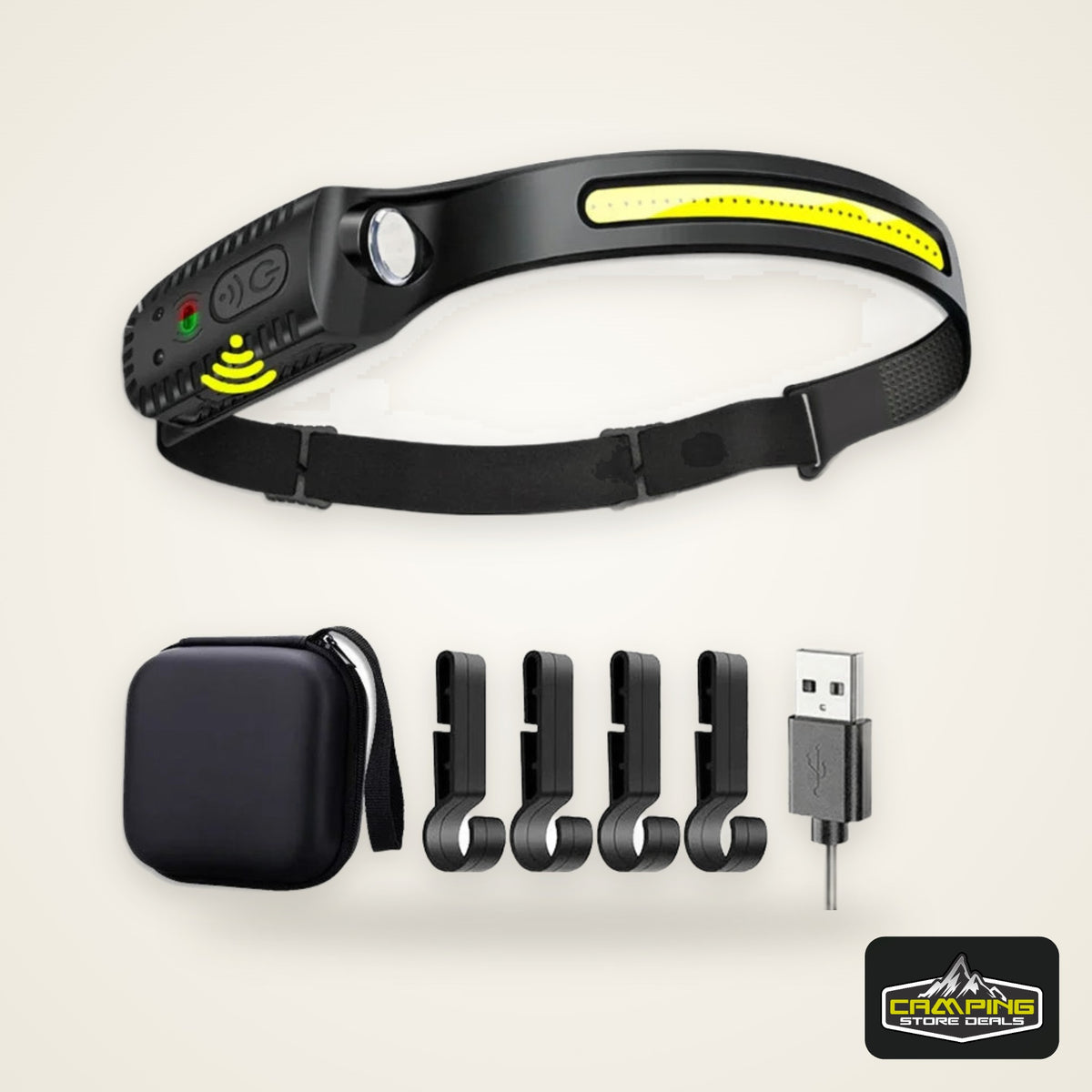 USB Rechargeable LED Sensor Headlamp XPE+COB Headlight Led Head Torch Camping Search Light Head Flashlight for Fishing Lantern