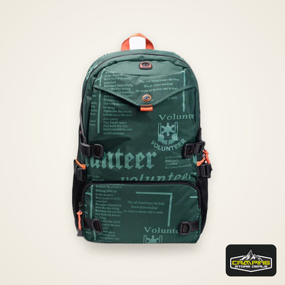 Volunteer Travel Backpacks Men Fashion Hiking Sports Waterproof College Backpack Man Commuter Light Weight Oxford Bag 1518-03A