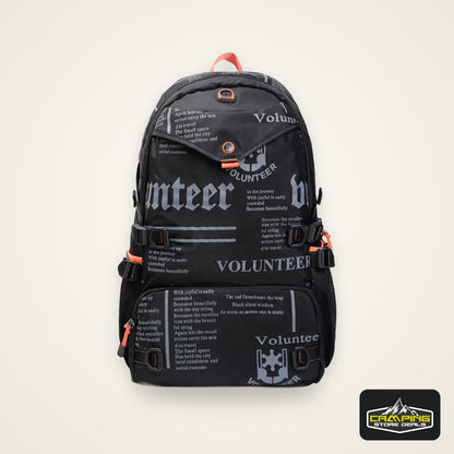 Volunteer Travel Backpacks Men Fashion Hiking Sports Waterproof College Backpack Man Commuter Light Weight Oxford Bag 1518-03A