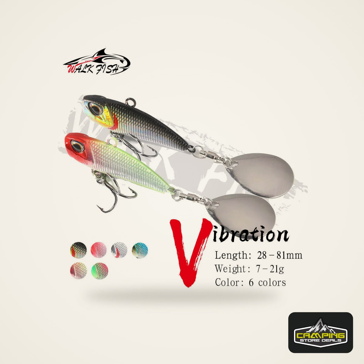 WALK FISH Metal VIB Spinner Bait
