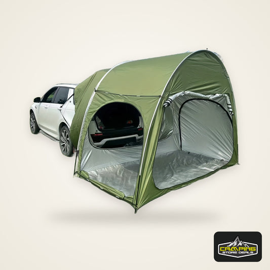 Waterproof Car Camping Tent - Quick-Opening, Self-Driving Sunshade, Spacious Outdoor Shelter with Easy Setup and Takedown, Ideal for Family Camping Trips and Road Adventures