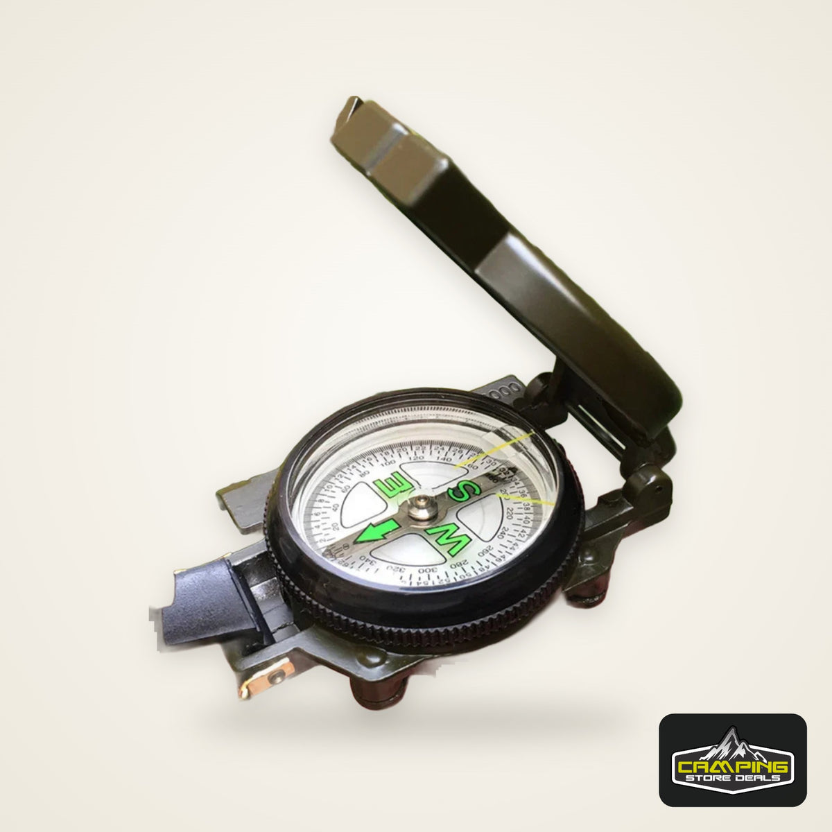Waterproof High Precision Compass Outdoor Gadget Sports Hiking Mountaineering Professional Military Army Metal Sight