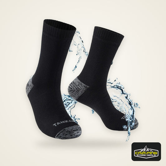 Waterproof Socks for Men Warm Snow Thermal Sports Sock PORELLE MEMBRANES Snowboard Cycling Ski Bicycle Winter Black Blue