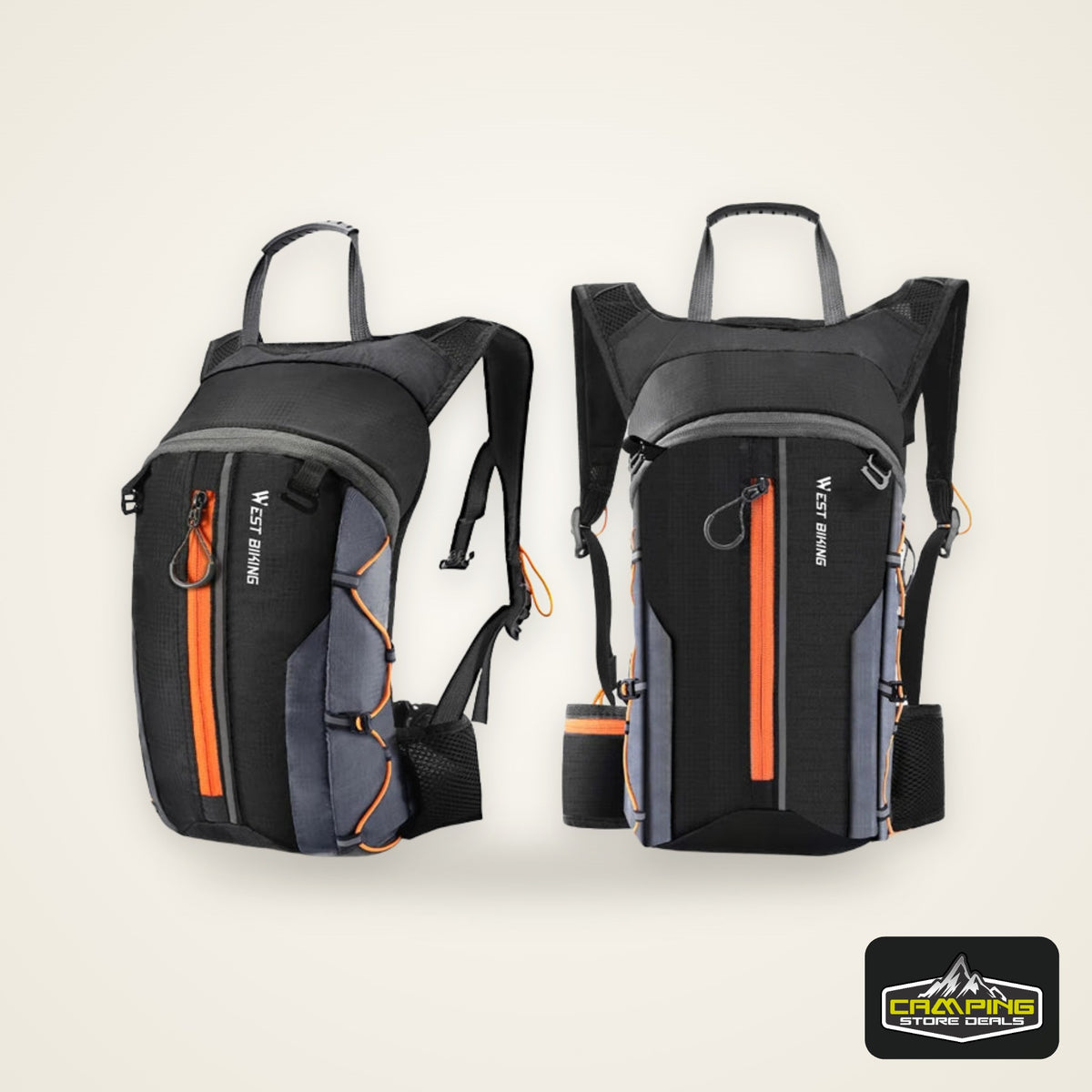 WEST BIKING 10L Cycling Backpack Lightweight Outdoor Sports Running Hiking Climbing Hydration Bag Waterproof Flodable Travel Bag