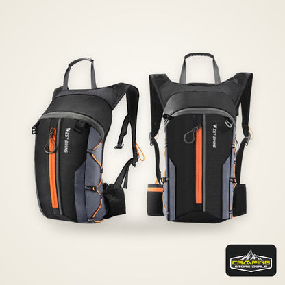 WEST BIKING 10L Cycling Backpack Lightweight Outdoor Sports Running Hiking Climbing Hydration Bag Waterproof Flodable Travel Bag