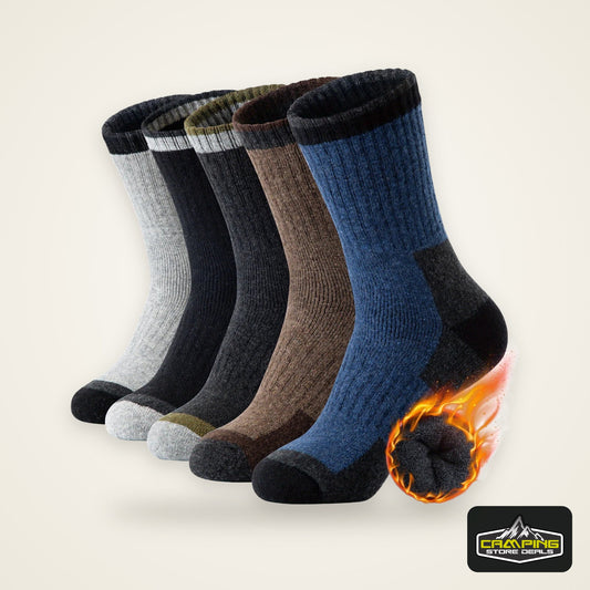 Winter Merino Wool Socks Thickened Warm Moisture Wicking Hiking Socks Men Women Thermal Breathable Durable Cycling Outdoor Socks