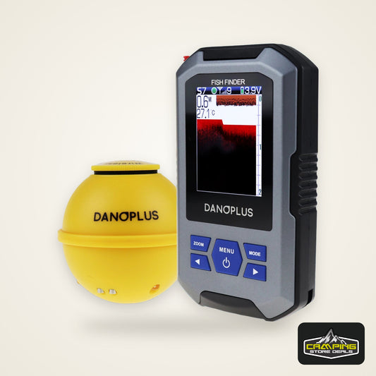 Wireless Sonar Fish Finder with Large LCD & Fish Alarm