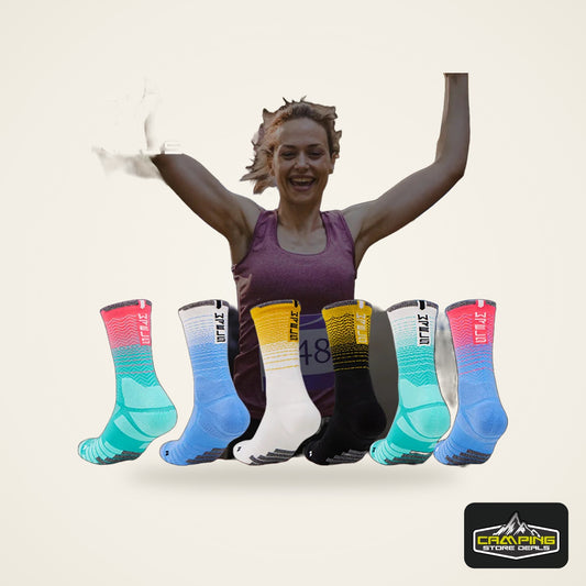 WRELS 1/2/3 Cushioned Sports Athletic Socks Breathable Running Socks Cushion Padded Moisture Wicking For Walking Hiking Running