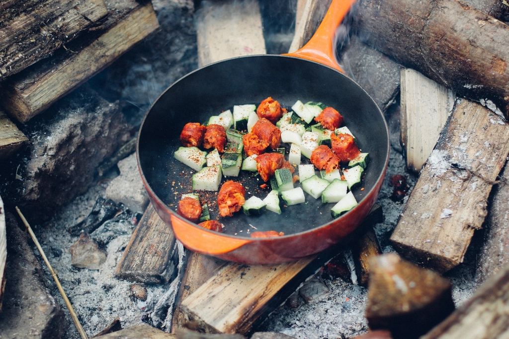 Campfire cooking, dialed